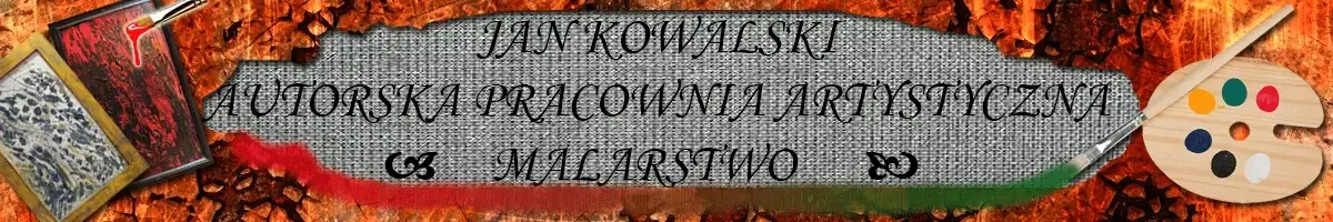 Projekt nagłówka na artystyczną stronę www - Malarstwo Projekt nagłówka na artystyczną stronę www - Malarstwo