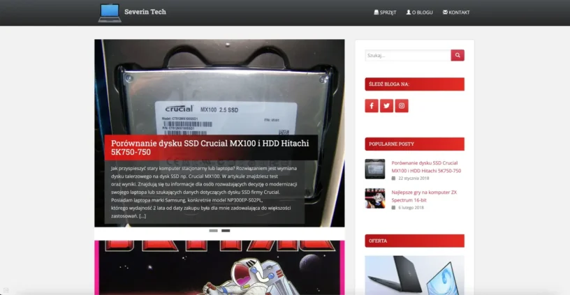 Severin Tech - Blog komputerowy - Strona główna