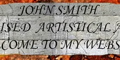 The project of header for artistic website - Home